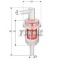 BN502 TECNECO FILTERS Паливний фільтр