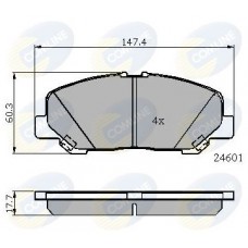 CBP01701 COMLINE Комплект гальмівних колодок дисковий гальм
