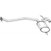 279-259 BOSAL Середній глушник вихлопних газів