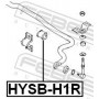 HYSBH1R FEBEST Опора стабілізатора