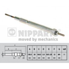 N5713012 NIPPARTS Свічка розжарювання