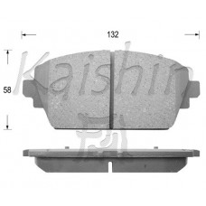 FK1247 KAISHIN Комплект гальмівних колодок дисковий гальм
