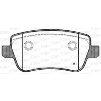 BPA1178.00 OPEN PARTS Комплект гальмівних колодок дисковий гальм