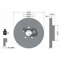 BDS1683 BENDIX Braking Гальмівний диск