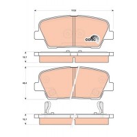 GDB3499 TRW КомплеК т гальмівних колодок, дискове гальмо