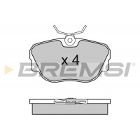 BP2451 BREMSI КомплеК т гальмівних колодок, дискове гальмо