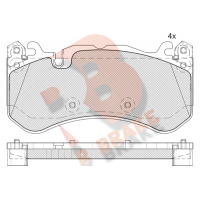 RB2079-204 R BRAKE Комплект гальмівних колодок дисковий гальм