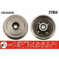 DB4066B TRW Гальмівний барабан