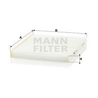 CU 2129 MANN-FILTER Фільтр повітря у внутрішньому просторі