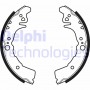 LS1937 DELPHI Комплект гальмівних колодок