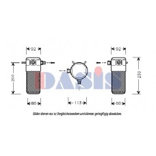800395N AKS DASIS Осушувач кондиціонера