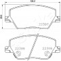 50-00-0230 ASHIKA Комплект гальмівних колодок дисковий гальм