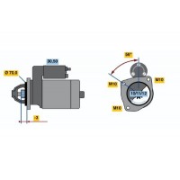 0 986 016 141 BOSCH Стартер