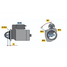 0 986 016 141 BOSCH Стартер