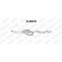 VL90070 VENEPORTE Предглушник вихлопних газів