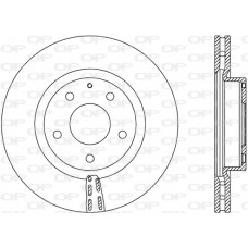 BDA2729.20 OPEN PARTS Гальмівний диск