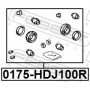 0175-HDJ100R FEBEST Ремкомплект, Гальмівний супорт