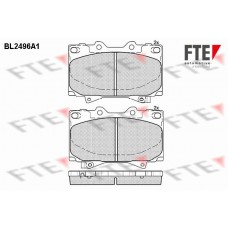 BL2496A1 FTE Комплект гальмівних колодок дисковий гальм