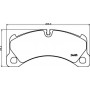 8DB 355 015-131 HELLA Комплект гальмівних колодок, дискове гальмо