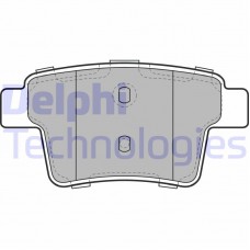 LP1957 DELPHI Комплект гальмівних колодок дисковий гальм
