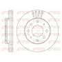 6625 10 KAWE Гальмівний диск
