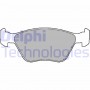 LP1602 DELPHI Комплект гальмівних колодок дисковий гальм