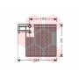 1300V257 VAN WEZEL Випарник кондиціонера