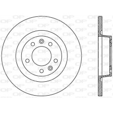 BDA2382.10 OPEN PARTS Гальмівний диск