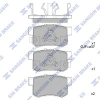 SP2116 Hi-Q Комплект гальмівних колодок дисковий гальм