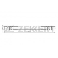BS-9051 ZEKKERT Гальмівний шланг