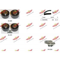 04.5017PA AUTOKIT Водяний насос комплект зубчастого ременя