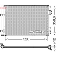 DCN41011 DENSO Конденсатор кондиціонера