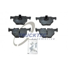 08.35.129 TRUCKTEC AUTOMOTIVE Комплект гальмівних колодок дисковий гальм