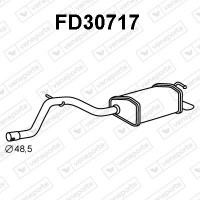FD30717 VENEPORTE Глушник вихлопних газів кінцевий