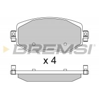 BP3737 BREMSI Комплект гальмівних колодок дисковий гальм