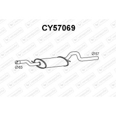 CY57069 VENEPORTE Предглушник вихлопних газів