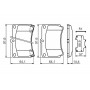0 986 461 141 BOSCH Комплект гальмівних колодок дисковий гальм