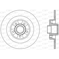 BDA2507.10 OPEN PARTS Гальмівний диск
