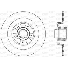 BDA2507.10 OPEN PARTS Гальмівний диск