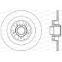 BDA2507.10 OPEN PARTS Гальмівний диск