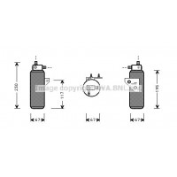 AUD144 AVA QUALITY COOLING Осушувач кондиціонера