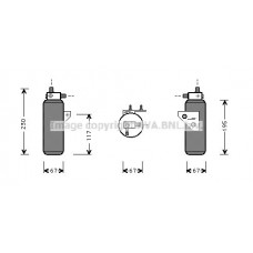 AUD144 AVA QUALITY COOLING Осушувач кондиціонера