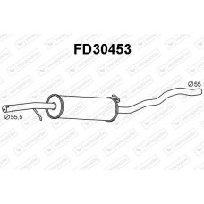 FD30453 VENEPORTE Середній глушник вихлопних газів