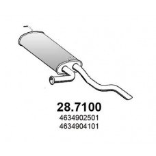 28.7100 ASSO Глушник вихлопних газів кінцевий