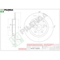 5497 PILENGA Гальмівний диск