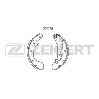 BK-4028 ZEKKERT Комплект гальмівних колодок