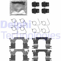 LX0701 DELPHI Комплектуючі колодки дискового гальма