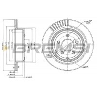 CD7506S BREMSI Гальмівний диск