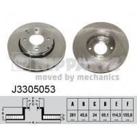 J3305053 NIPPARTS Гальмівний диск