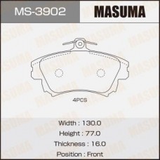 MS-3902 MASUMA Комплект гальмівних колодок